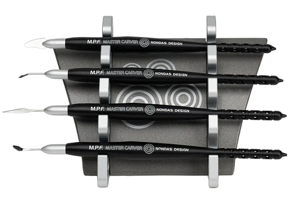 Ceramic Carving Instrument Kit with Instrument Stand